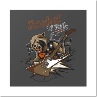 Rocket and Roll Posters and Art